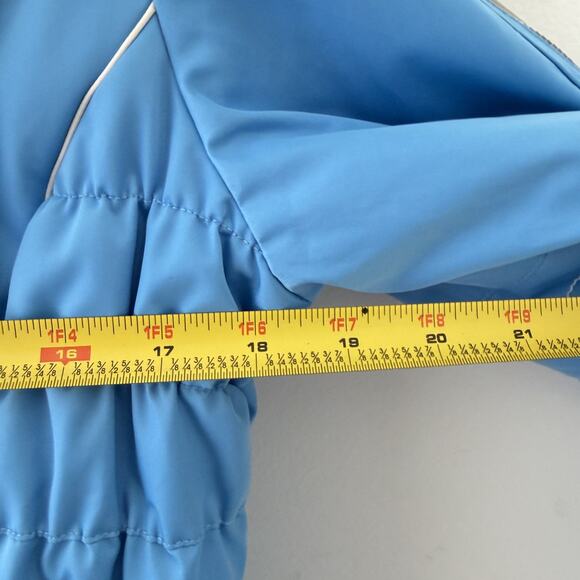 Obermeyer Hadley Ski Jacket Womens 10P Puffer Hooded Apres Y2K Snow Retro Blue - Picture 11 of 12